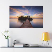Load image into Gallery viewer, Island Sunset Wrapped Canvas Art