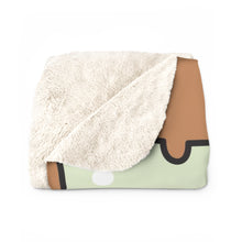 Load image into Gallery viewer, Cherries And Bears Sherpa Fleece Blanket