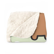Load image into Gallery viewer, Cherries And Bears Sherpa Fleece Blanket