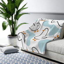 Load image into Gallery viewer, Duck Duck Sherpa Fleece Blanket
