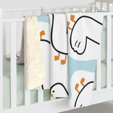 Load image into Gallery viewer, Duck Duck Sherpa Fleece Blanket