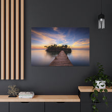 Load image into Gallery viewer, Island Sunset Wrapped Canvas Art