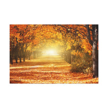 Load image into Gallery viewer, Autumn Road - Wrapped Canvas Art