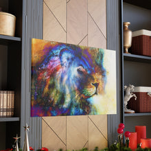 Load image into Gallery viewer, Cosmic Lion - Wrapped Canvas Art