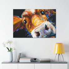 Load image into Gallery viewer, Cow Face - Wrapped Canvas Art
