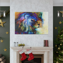 Load image into Gallery viewer, Cosmic Lion - Wrapped Canvas Art