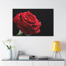 Load image into Gallery viewer, Bright Red Rose - Wrapped Canvas Art
