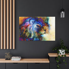 Load image into Gallery viewer, Cosmic Lion - Wrapped Canvas Art