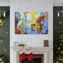 Load image into Gallery viewer, Cubism City Life - Wrapped Canvas Art