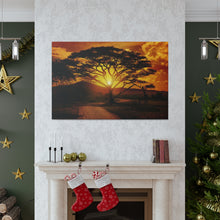Load image into Gallery viewer, African Sunset - Wrapped Canvas Art