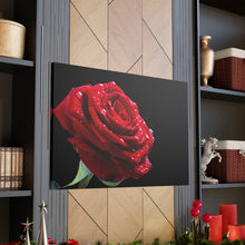 Load image into Gallery viewer, Bright Red Rose - Wrapped Canvas Art