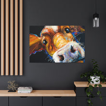 Load image into Gallery viewer, Cow Face - Wrapped Canvas Art
