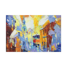 Load image into Gallery viewer, Cubism City Life - Wrapped Canvas Art