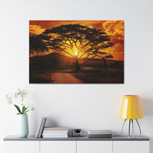 Load image into Gallery viewer, African Sunset - Wrapped Canvas Art