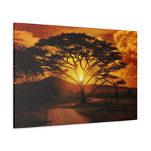 Load image into Gallery viewer, African Sunset - Wrapped Canvas Art