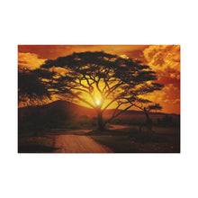 Load image into Gallery viewer, African Sunset - Wrapped Canvas Art