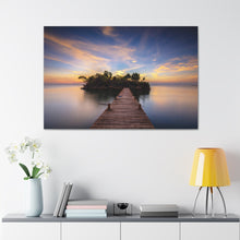 Load image into Gallery viewer, Island Sunset Wrapped Canvas Art
