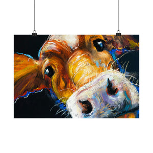 Cow Face - Poster Art