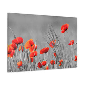 Red Poppies - Wrapped Canvas Art