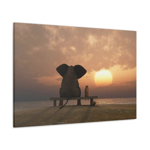 Animal Friendship - Wrapped Canvas Art