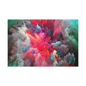 Clouded Colorfully - Wrapped Canvas Art