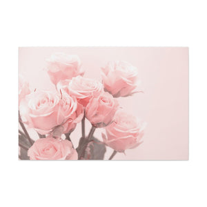 Pink Roses - Wrapped Canvas Art