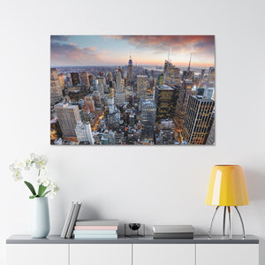 New York City Skyline - Wrapped Canvas Art