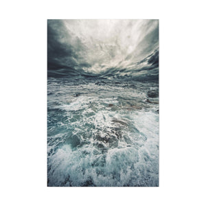 Crashing Waves - Wrapped Canvas Art