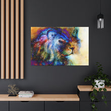 Load image into Gallery viewer, Cosmic Lion - Wrapped Canvas Art
