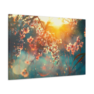 Cherry Blossoms - Wrapped Canvas Art