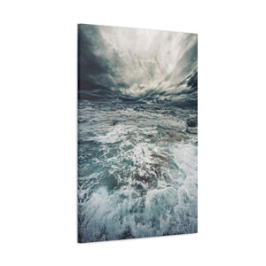 Crashing Waves - Wrapped Canvas Art