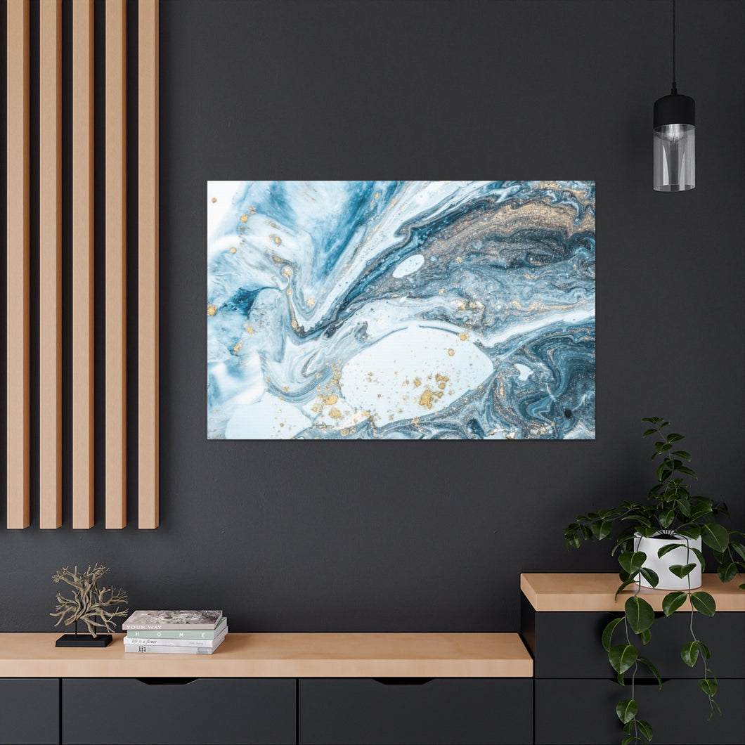 Abstract Water - Wrapped Canvas Art