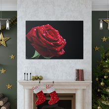 Load image into Gallery viewer, Bright Red Rose - Wrapped Canvas Art
