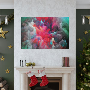 Clouded Colorfully - Wrapped Canvas Art