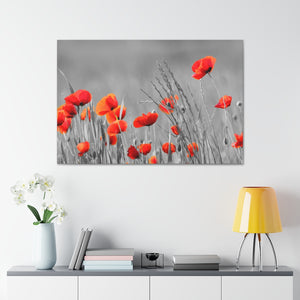 Red Poppies - Wrapped Canvas Art