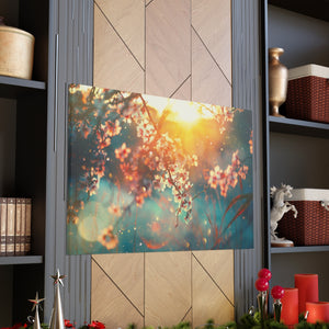 Cherry Blossoms - Wrapped Canvas Art